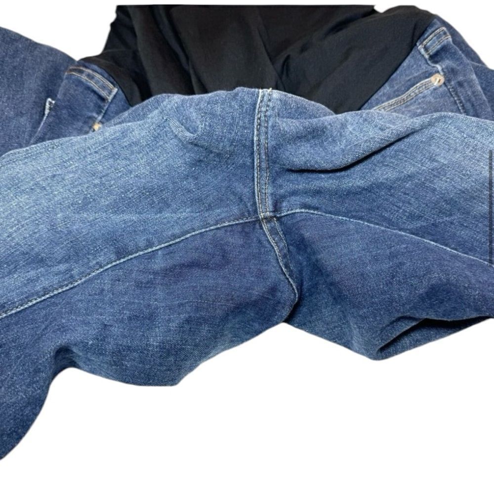 Good American Good Legs Good Mama Full Belly Maternity Jeans Size 30/10 - Picture 9 of 9